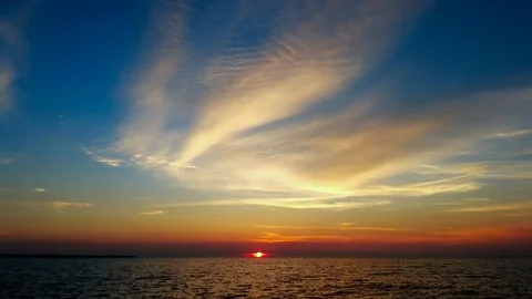 Borneo Beach Sunset Stock Footage 122117578