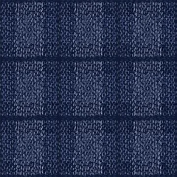 Boro Fabric Patch Kantha Vector Pattern. Darning Embroidery Needlework Seamless Illustrazione stock