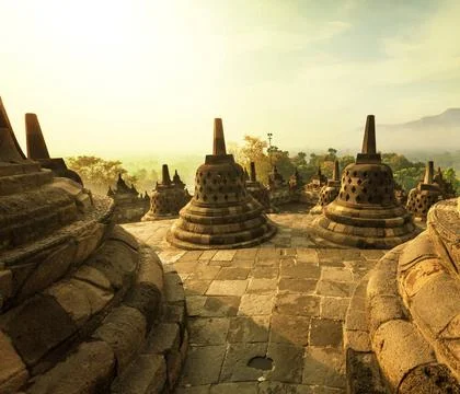 Borobudur Borobudur Temple,Java, Indonesia. Copyright: xZoonar.com/Galynax... Stock-Fotos