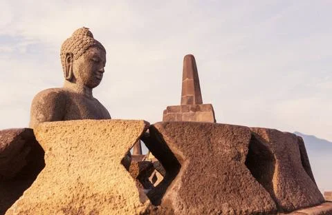 Borobudur Borobudur Temple,Java, Indonesia. Copyright: xZoonar.com/Galynax... Foto stock