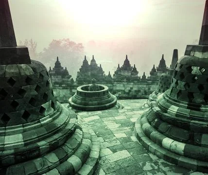 Borobudur Borobudur Temple,Java, Indonesia. Copyright: xZoonar.com/Galynax... Stock-Fotos