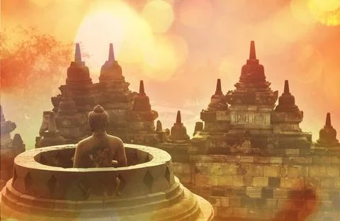 Borobudur Borobudur Temple,Java, Indonesia. Copyright: xZoonar.com/Galynax... Stock-Fotos