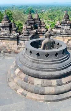 Borobudur  Buddha Stock Photos