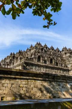 Borobudur Buddist Temple - island Java Indonesia Stock-Fotos