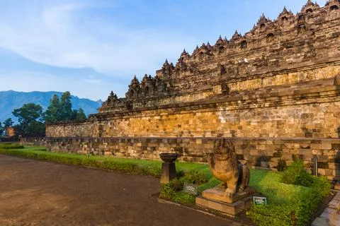 Borobudur Buddist Temple - island Java Indonesia Fotos de archivo