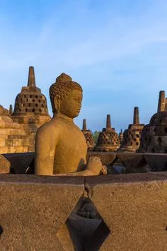 Borobudur Buddist Temple - island Java Indonesia Borobudur Buddist Temple ... Stock-Fotos