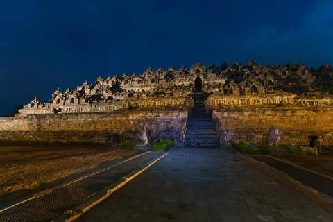 Borobudur Buddist Temple - island Java Indonesia Borobudur Buddist Temple ... Fotos de archivo