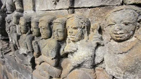 Borobudur, indonesia 스톡 동영상 12177232