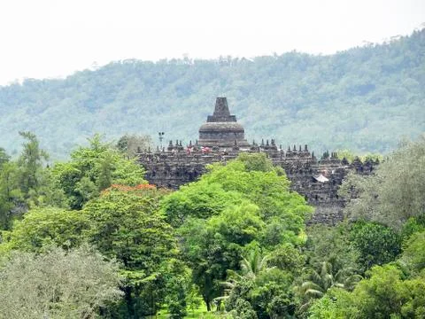 Borobudur in Java Fotos de archivo