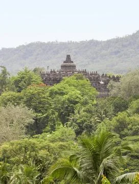 Borobudur in Java temple named Borobudur located in Java, a island of Indo... Stock-Fotos