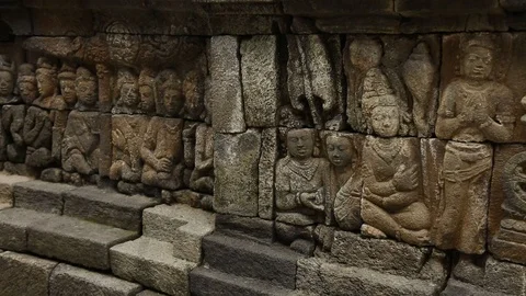 Borobudur Temple, Central Java, Indonesia Stock-Footage 127372053