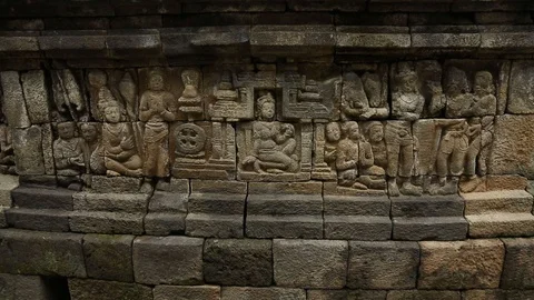 Borobudur Temple, Central Java, Indonesia Stock-Footage 127372056