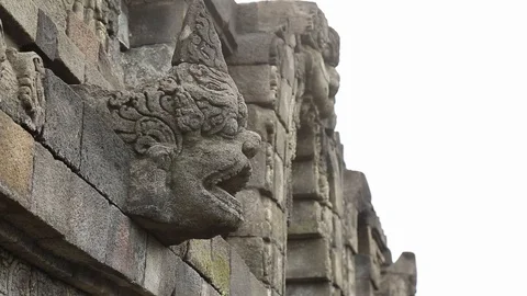Borobudur Temple, Central Java, Indonesia Stock Footage 127372072