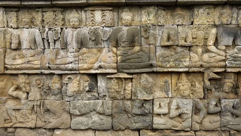 Borobudur Temple, Central Java, Indonesia Stock-Footage 127372075