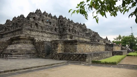 Borobudur Temple, Central Java, Indonesia Stock-Footage 127372106