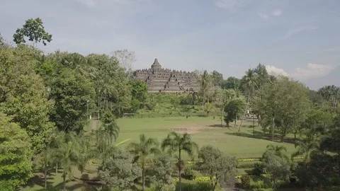 Borobudur Temple, Central Java, Indonesia Video stock 129759202