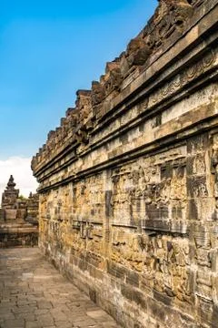 Borobudur Temple in Central Java, Indonesia Stock-Fotos