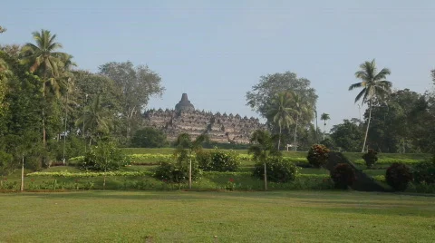 Borobudur temple 库存影片 768053
