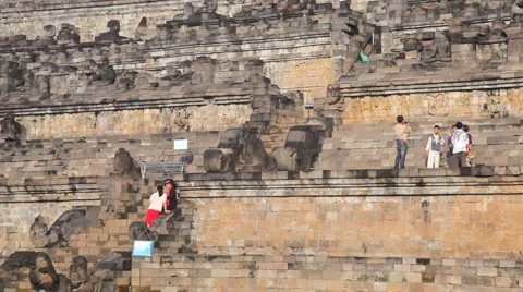 Borobudur temple 库存影片 940248