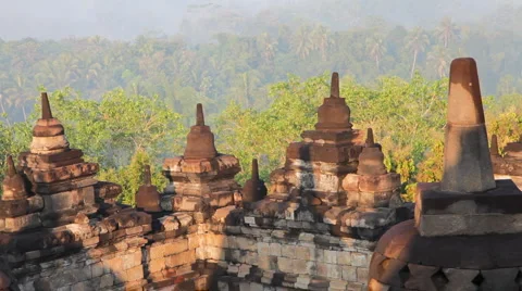 Borobudur temple 库存影片 940314