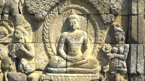 Borobudur Temple Stock Footage 69038713