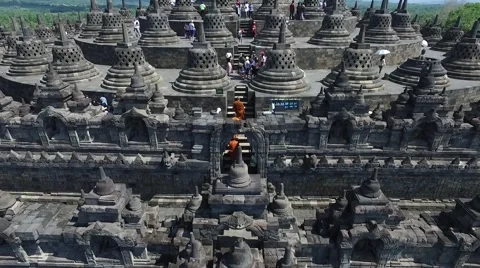Borobudur Temple Stock Footage 69038897