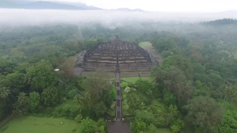 Borobudur Temple Stock Footage 70885739