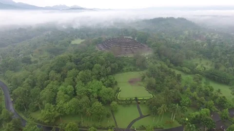 Borobudur Temple Stock Footage 70886130