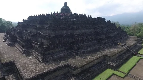 Borobudur Temple Stock Footage 70887414