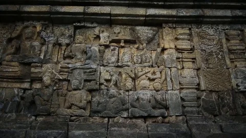 BOROBUDUR TEMPLE Vídeos de archivo 81294063