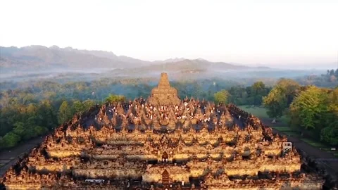 BOROBUDUR TEMPLE Stock Footage 217409773