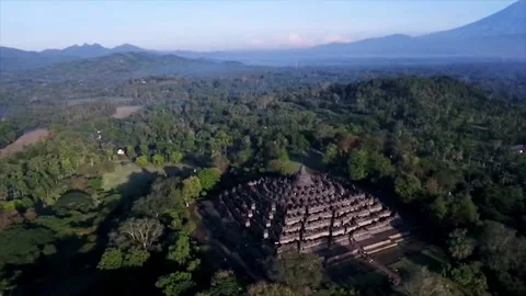 BOROBUDUR TEMPLE Stock Footage 217412049