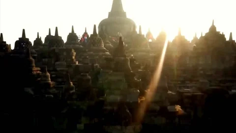 BOROBUDUR TEMPLE Stock Footage 217412074