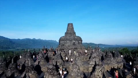 BOROBUDUR TEMPLE Stock Footage 217412141