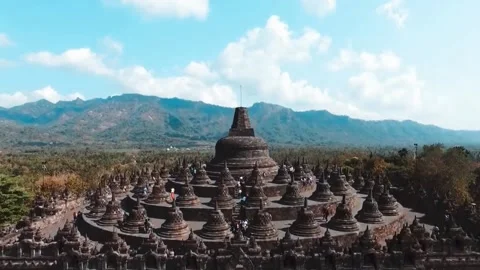 BOROBUDUR TEMPLE Stock Footage 217774487
