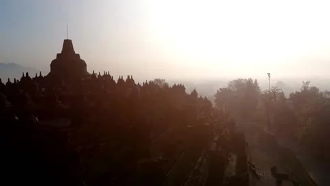 BOROBUDUR TEMPLE Stock Footage 217778213