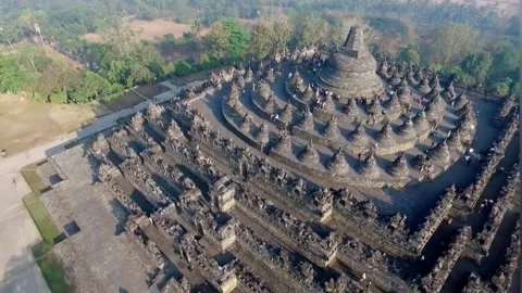 BOROBUDUR TEMPLE Stock Footage 217833955
