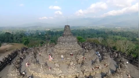BOROBUDUR TEMPLE 動画素材 217835849