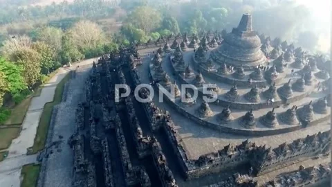 BOROBUDUR TEMPLE 動画素材 218452842