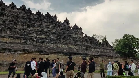 Borobudur temple Stock Footage 240417998
