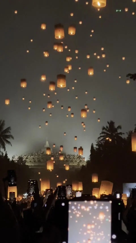 Borobudur Temple Video stock 288048802