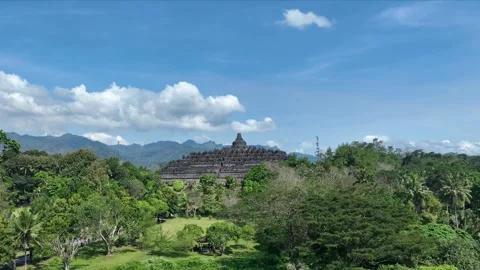 Borobudur Temple Stock Footage 307777682