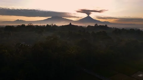 Borobudur Temple Stock Footage 307778272