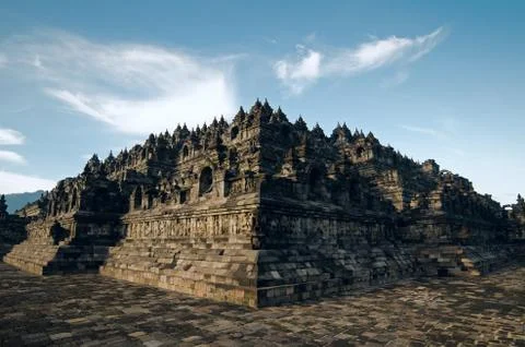 Borobudur temple Indonesia. Java Stock Photos