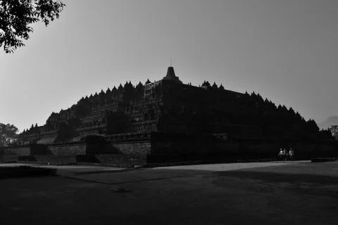 Borobudur temple in Java island at sunrise, Indonesia Fotos de archivo