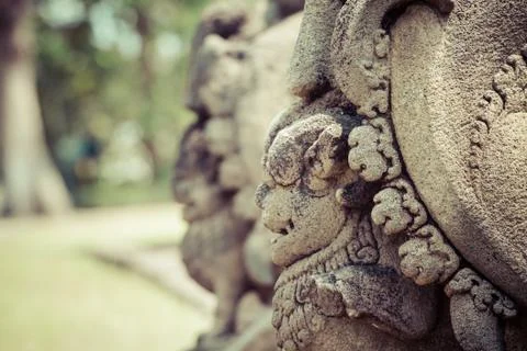 Borobudur temple near yogyakarta on java island, indonesia Stock Photos