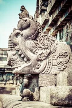 Borobudur temple near yogyakarta on java island, indonesia 스톡 사진