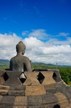 Borobudur temple Stock Photos