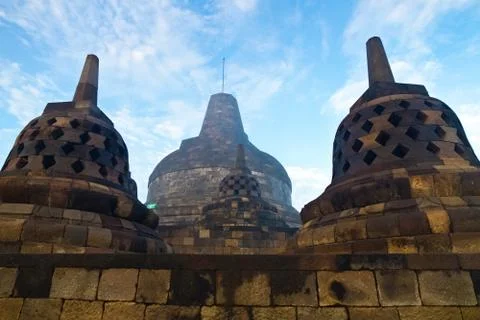 Borobudur temple Stock Photos