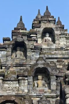 Borobudur temple Stock Photos